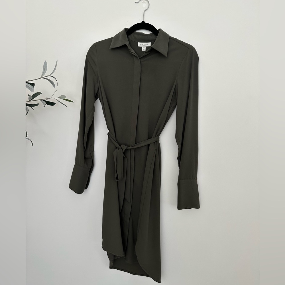 Prologue Army Green Dress - Size XS